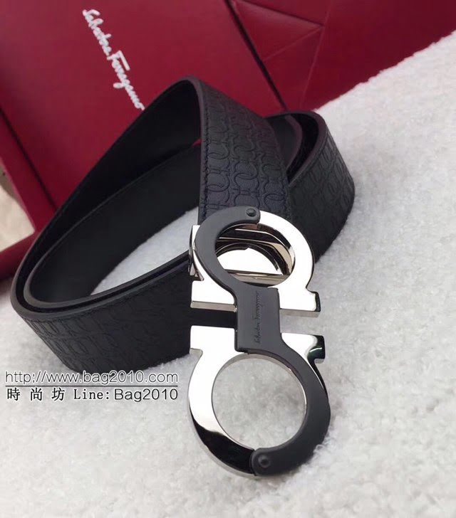 菲拉格慕男士皮帶 Ferragamo雙面牛皮爆款腰帶  jjp2221